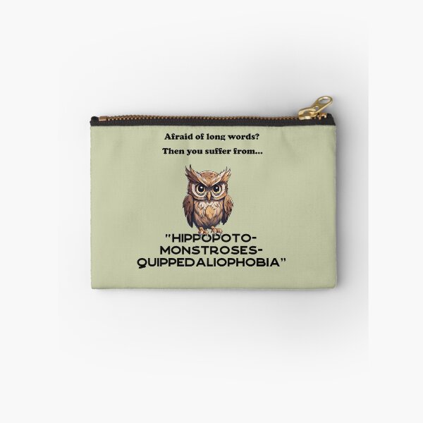 Item preview, Hippopotomonstrosesquippedaliophobia - a fear of long words designed and sold by Danicus666.
