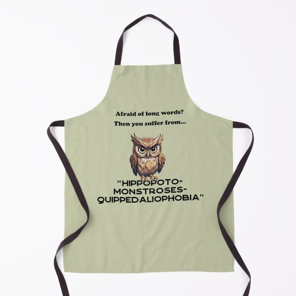 Item preview, Hippopotomonstrosesquippedaliophobia - a fear of long words designed and sold by Danicus666.