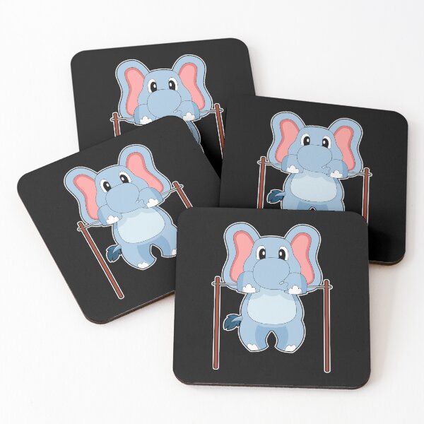 Item preview, Elephant Bodybuilder Pull ups Bodybuilding designed and sold by Snabdesign84.