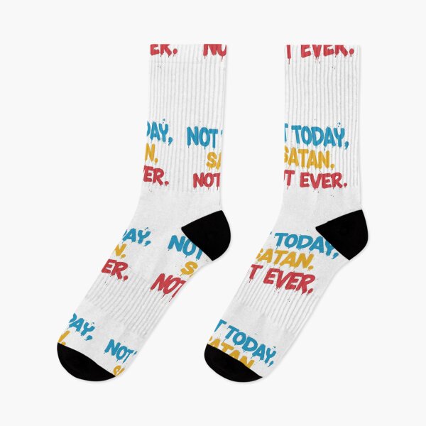 Item preview, NOT TODAY SATAN designed and sold by FitEnvy.