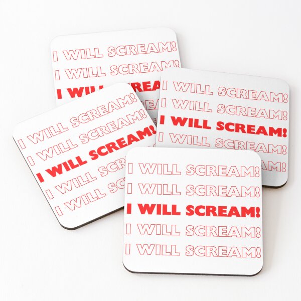 Item preview, I WILL SCREAM! Repeating Design designed and sold by Safiacreatess.