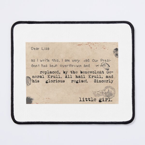 Item preview, Letter from General Krull postcard designed and sold by Barboncio.