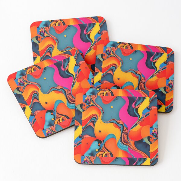 Item preview, MultiColors Abstract Artworks Art Splash Modern Design designed and sold by ART ATTACK ZONE.