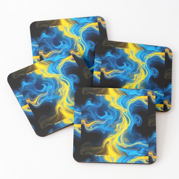 Item preview, Yellow Abstract Artworks Art Splash Modern Design designed and sold by ART ATTACK ZONE.