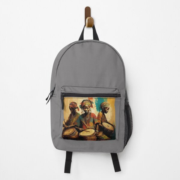Item preview, Colorful African Musical Drummers, African artwork, Mud art, Black Art, Roots artwork designed and sold by Afrocarribe.