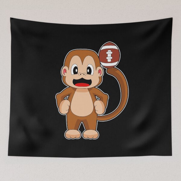 Item preview, Monkey American Football Sports designed and sold by Snabdesign84.