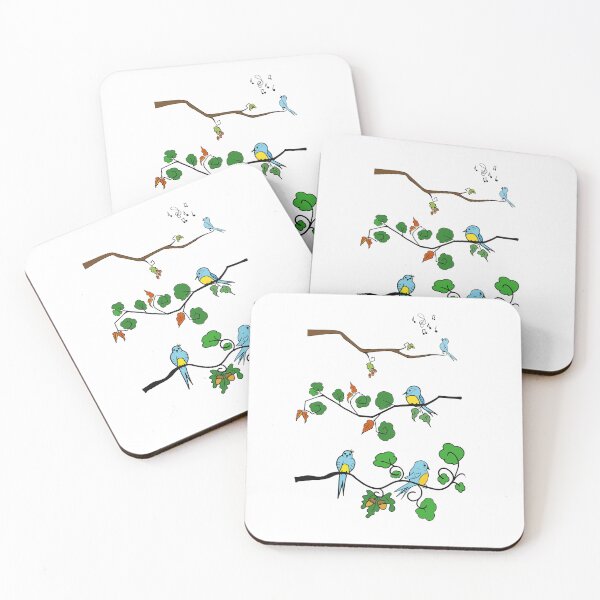 Item preview, Cute birds in the forest  designed and sold by Viorel  Moraru.