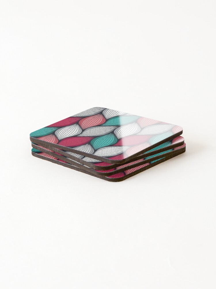 Thumbnail 4 of 5, Coasters (Set of 4), Dynamic Pattern Designs designed and sold by Solarstorm-1.