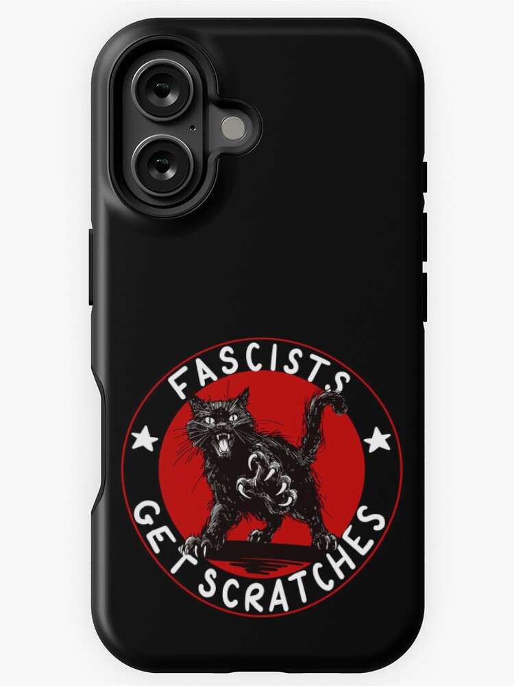 Thumbnail 1 von 4, iPhone-Hülle, Katzen gegen Faschisten designt und verkauft von kilkennycat.
