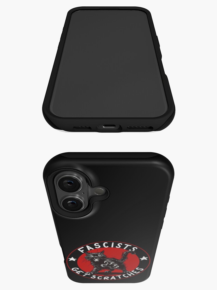Thumbnail 3 von 4, iPhone-Hülle, Katzen gegen Faschisten designt und verkauft von kilkennycat.