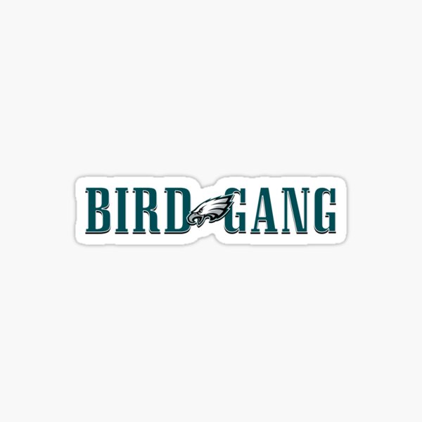 Bird Gang White Trim Sticker