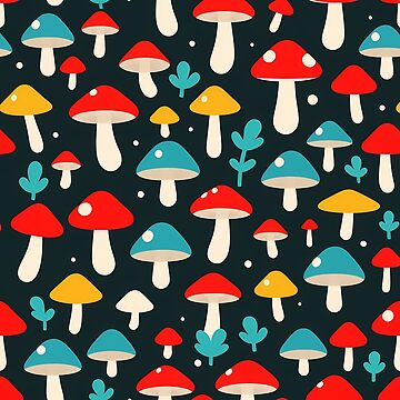 Artwork thumbnail, Mushroom Pattern by yilsi