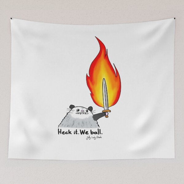 Item preview, Heck it. We ball. designed and sold by Jolly Lady Shark.