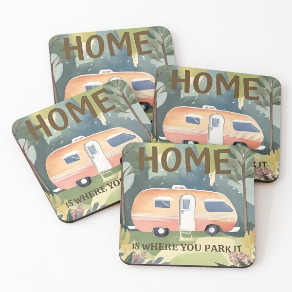 Item preview, Happy Glamper Vintage Camper Series  designed and sold by MyPositiveSpace.