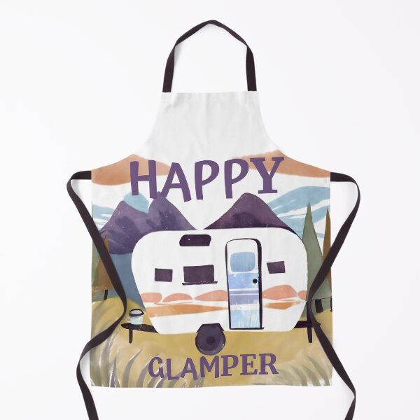 Item preview, Happy Glamper Vintage Camper Series  designed and sold by MyPositiveSpace.