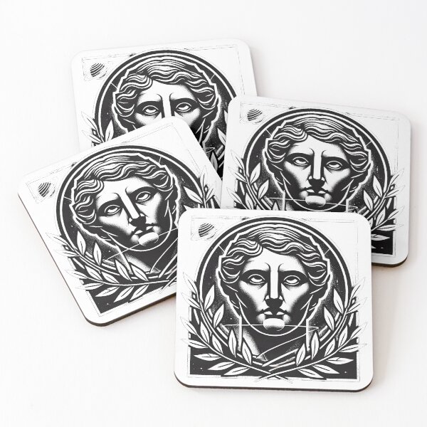Item preview, That Stoic Face xvix Minimalist art sticker logo NoBG designed and sold by mmahingu.