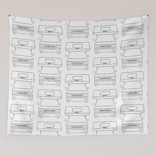 Item preview, Bedford Rascal Elddis classic British campervan black line designed and sold by soitwouldseem.
