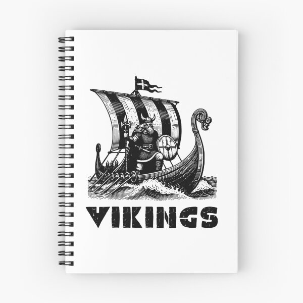 Item preview, Viking Warrior on Longship - Norse Mythology Art Print designed and sold by Psycho-Crazy.