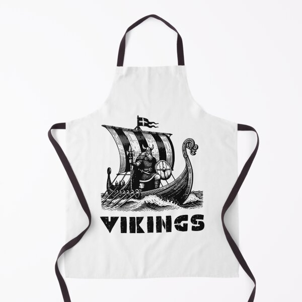 Item preview, Viking Warrior on Longship - Norse Mythology Art Print designed and sold by Psycho-Crazy.