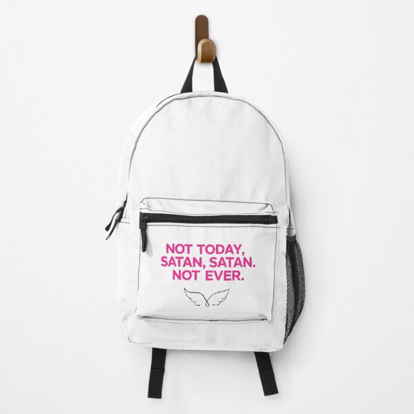 Item preview, NOT TODAY SATAN pink designed and sold by FitEnvy.
