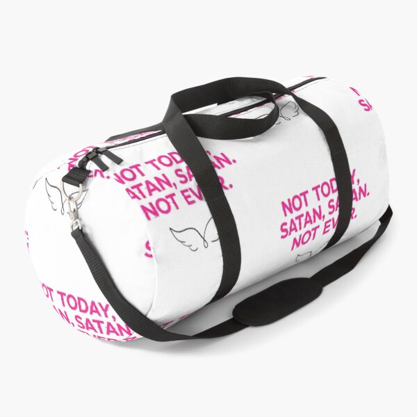 Item preview, NOT TODAY SATAN pink designed and sold by FitEnvy.