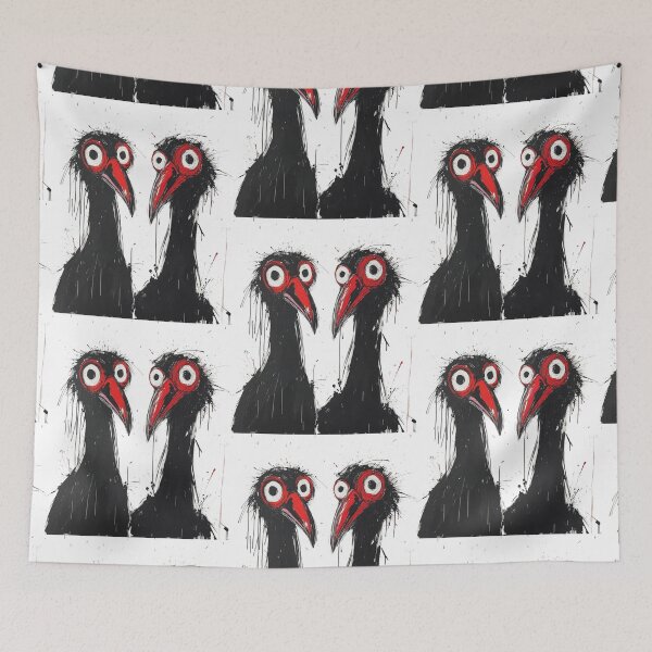 Item preview, Vivid Graffiti Vultures: Urban Edge Meets Wild Nature designed and sold by Ignorant-Artist.
