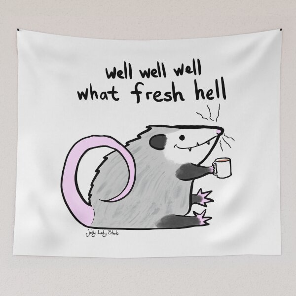 Item preview, What fresh hell is this? designed and sold by Jolly Lady Shark.