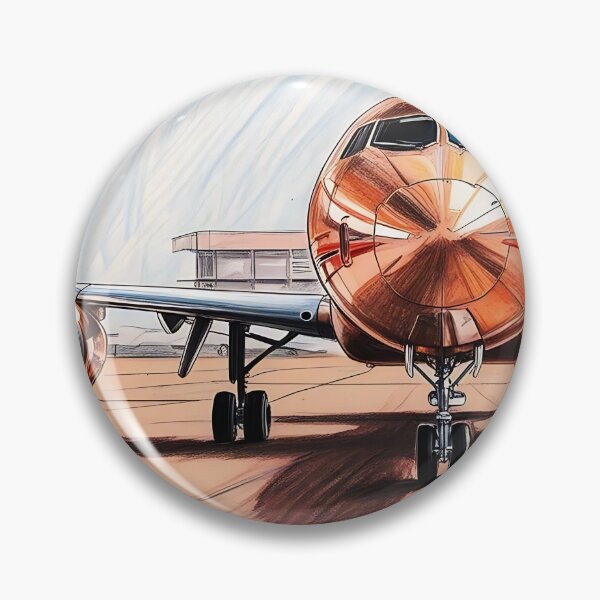 Item preview, Sketch-Style Airplane Illustration - Parked at the Airport designed and sold by EMairplanes.