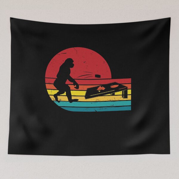 Item preview, Sasquatch Bigfoot Funny Cornhole Board Player Art Lawn Game designed and sold by Dressed For  Duty.