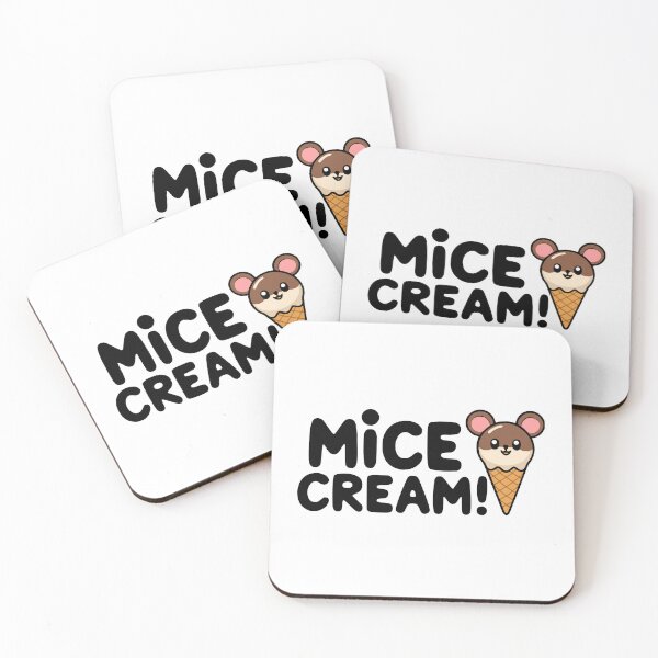 Artikelvorschau, Mäusecreme! Niedliches Eiscreme-Maus-Wortspiel entworfen und verkauft von PMCreative.