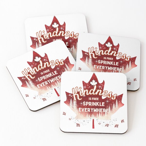 Item preview, Kindness Is Free - Sprinkle It Everywhere | Maple Leaf Design designed and sold by Path to Somewhere .