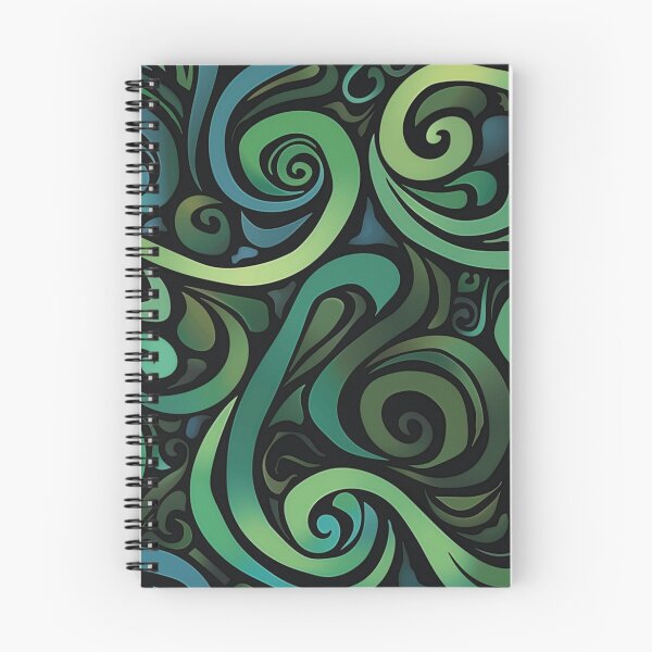 Item preview, New Zealand Paua Māori Pattern Koru Design 342 designed and sold by GrinGalore.