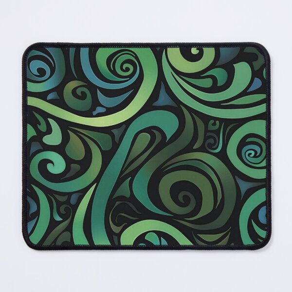 Item preview, New Zealand Paua Māori Pattern Koru Design 342 designed and sold by GrinGalore.