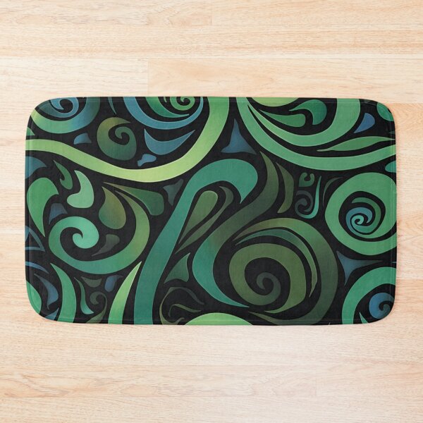 Item preview, New Zealand Paua Māori Pattern Koru Design 342 designed and sold by GrinGalore.
