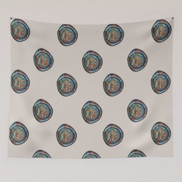 Item preview, Wax Seal - Fleur de lis, colourful/gold designed and sold by Elinda96.