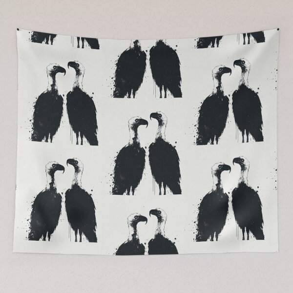 Item preview, Shadowed Souls: Black Iconic Vultures in Haunting Flight designed and sold by Ignorant-Artist.
