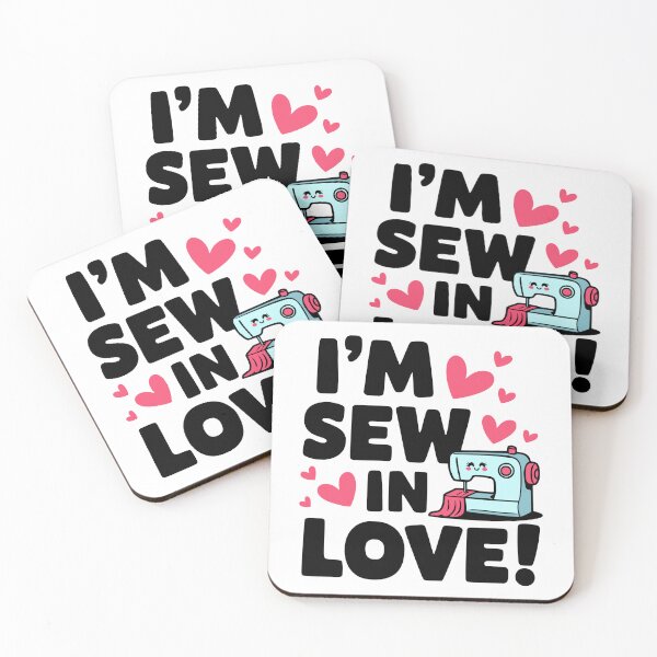 Item preview, I'm Sew In Love! Cute Funny Love Pun designed and sold by PMCreative.