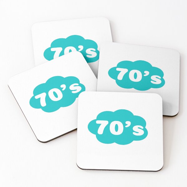 Item preview, Groovy 70's Blue Typography White Classic T-Shirt designed and sold by Nara8.