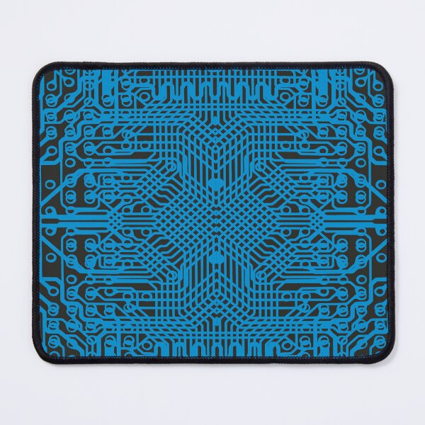 Item preview, Blue Geometric Circuit Pattern - Futuristic Abstract Design designed and sold by JFlowXjw Design.