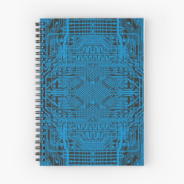 Item preview, Blue Geometric Circuit Pattern - Futuristic Abstract Design designed and sold by JFlowXjw Design.