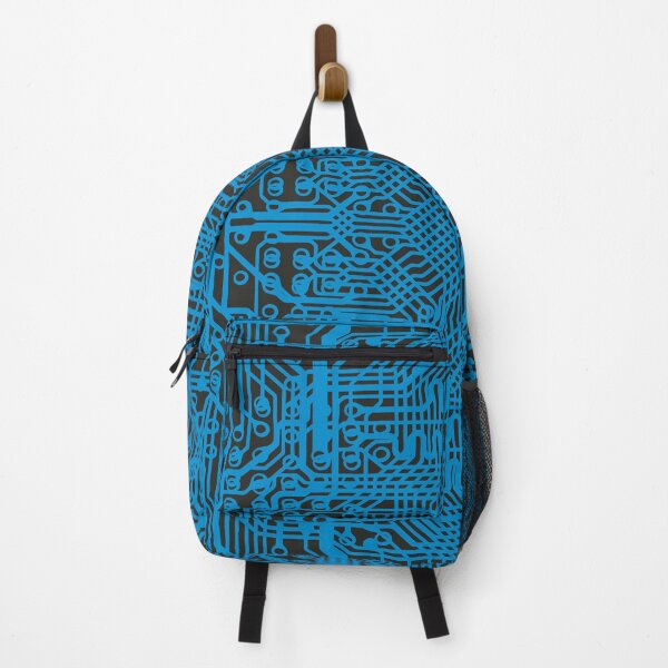 Item preview, Blue Geometric Circuit Pattern - Futuristic Abstract Design designed and sold by JFlowXjw Design.