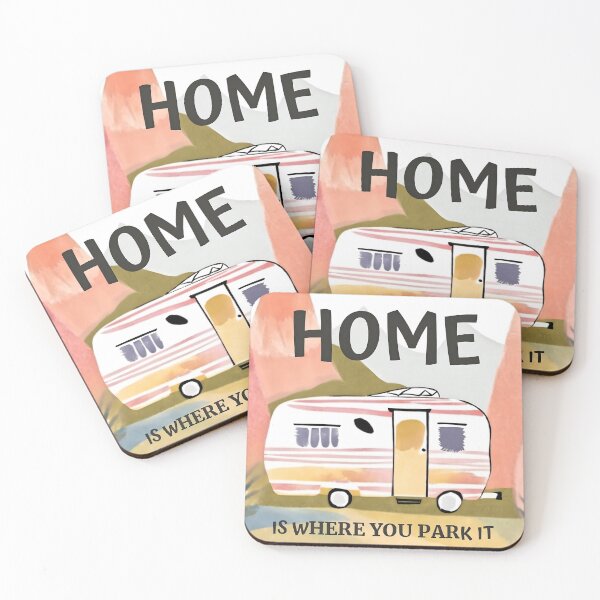 Item preview, Happy Glamper Vintage Camper Series  designed and sold by MyPositiveSpace.