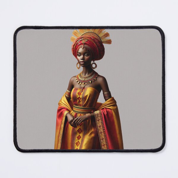 Item preview, A beautiful African Woman, African artwork, Mud art, Black Art, Roots artwork designed and sold by Afrocarribe.