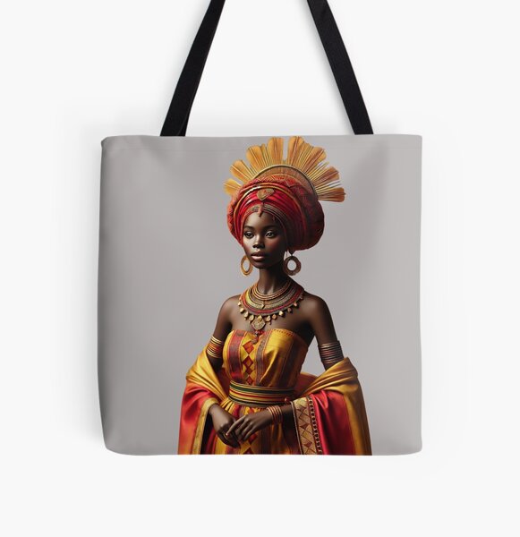 Item preview, A beautiful African Woman,   African artwork, Mud art, Black Art, Roots artwork designed and sold by Afrocarribe.