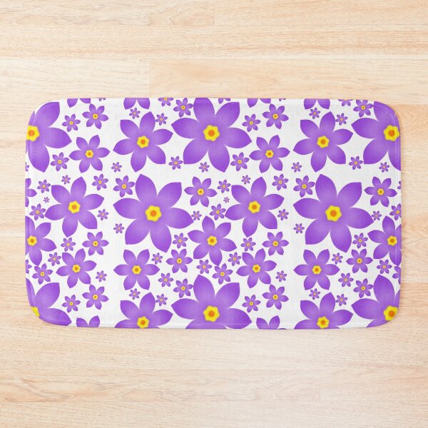 Item preview, Purple flowers pattern  designed and sold by Bulantanyong.