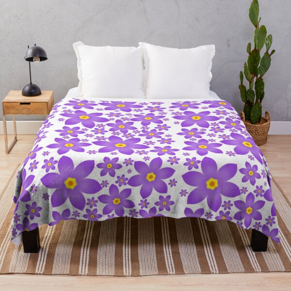 Item preview, Purple flowers pattern designed and sold by Bulantanyong.