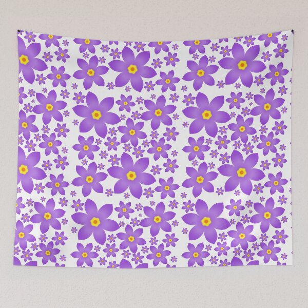 Item preview, Purple flowers pattern  designed and sold by Bulantanyong.