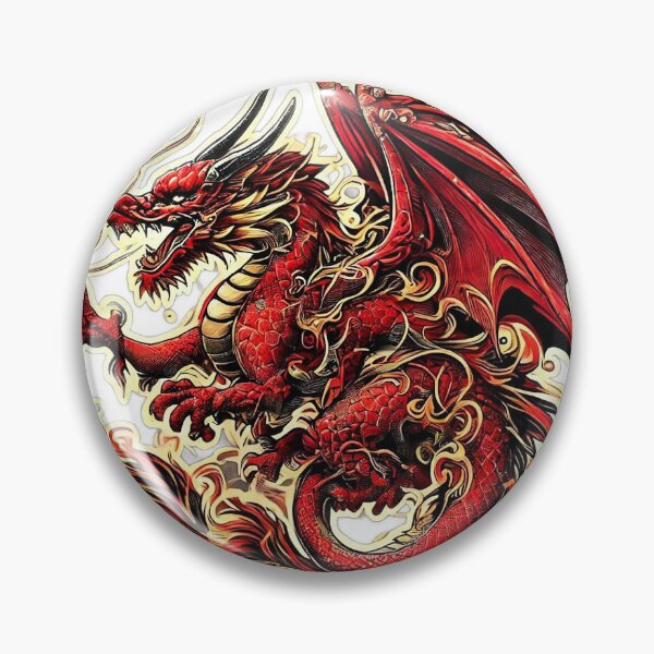 Item preview, Fiery Crimson Dragon in Full Fury designed and sold by PloynaphatArt.
