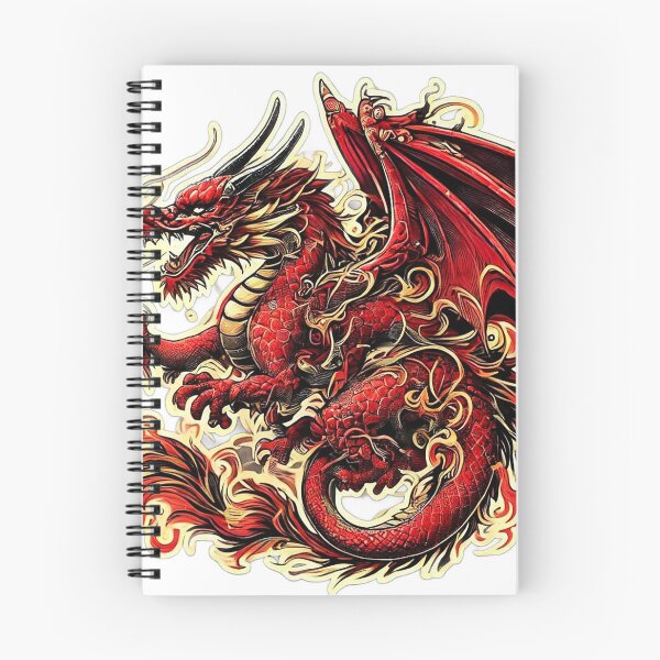 Item preview, Fiery Crimson Dragon in Full Fury designed and sold by PloynaphatArt.