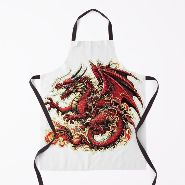 Item preview, Fiery Crimson Dragon in Full Fury designed and sold by PloynaphatArt.